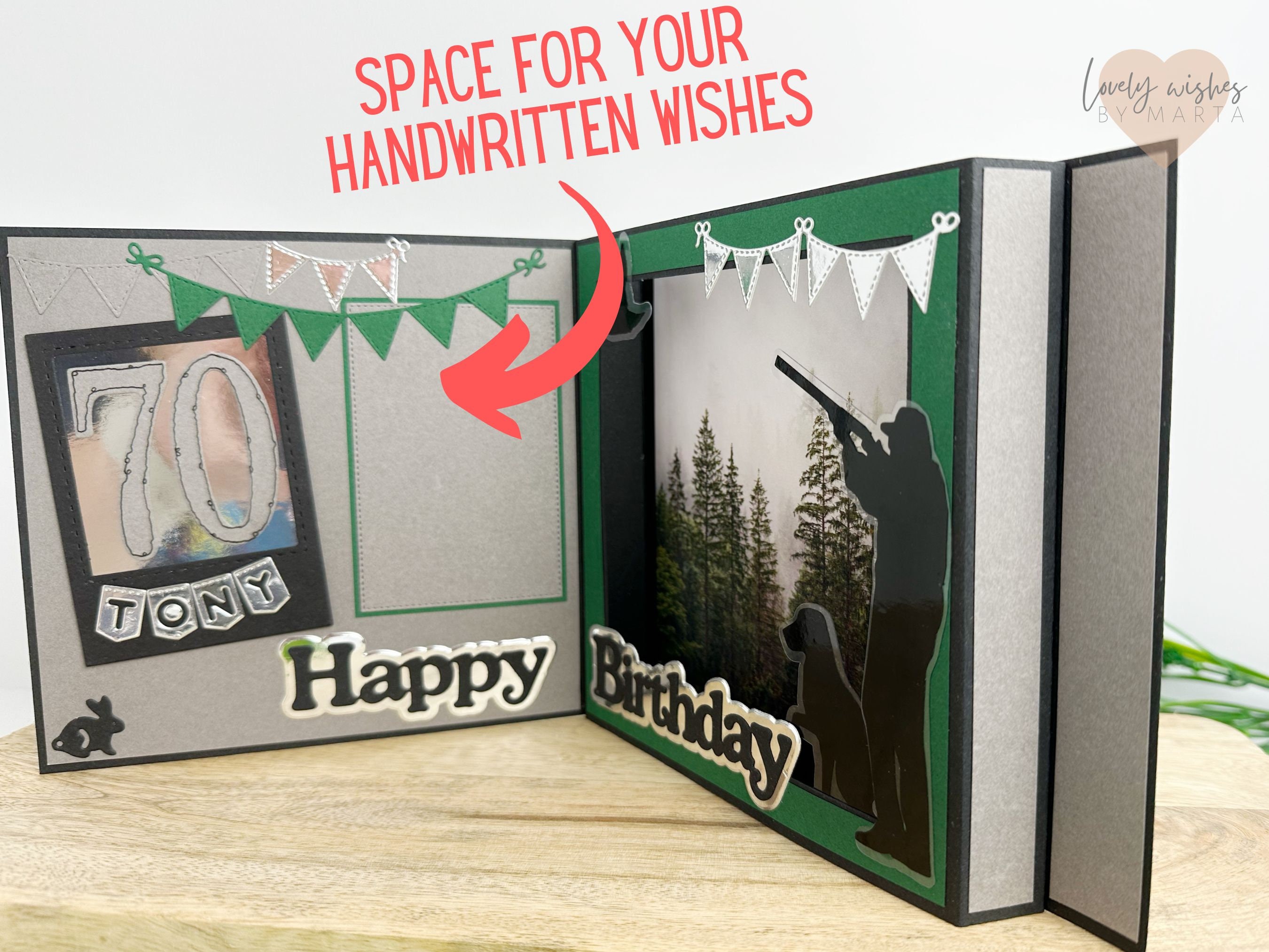 Hunting Happy Birthday Card Personalized Hunter Age Number - Etsy UK