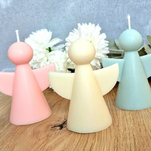 Angel candle, guardian angel, angel figurine, guest gift, baptism gift, gift