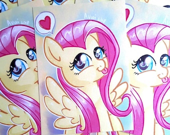Fluttershy My Little Pony A6 Print / card