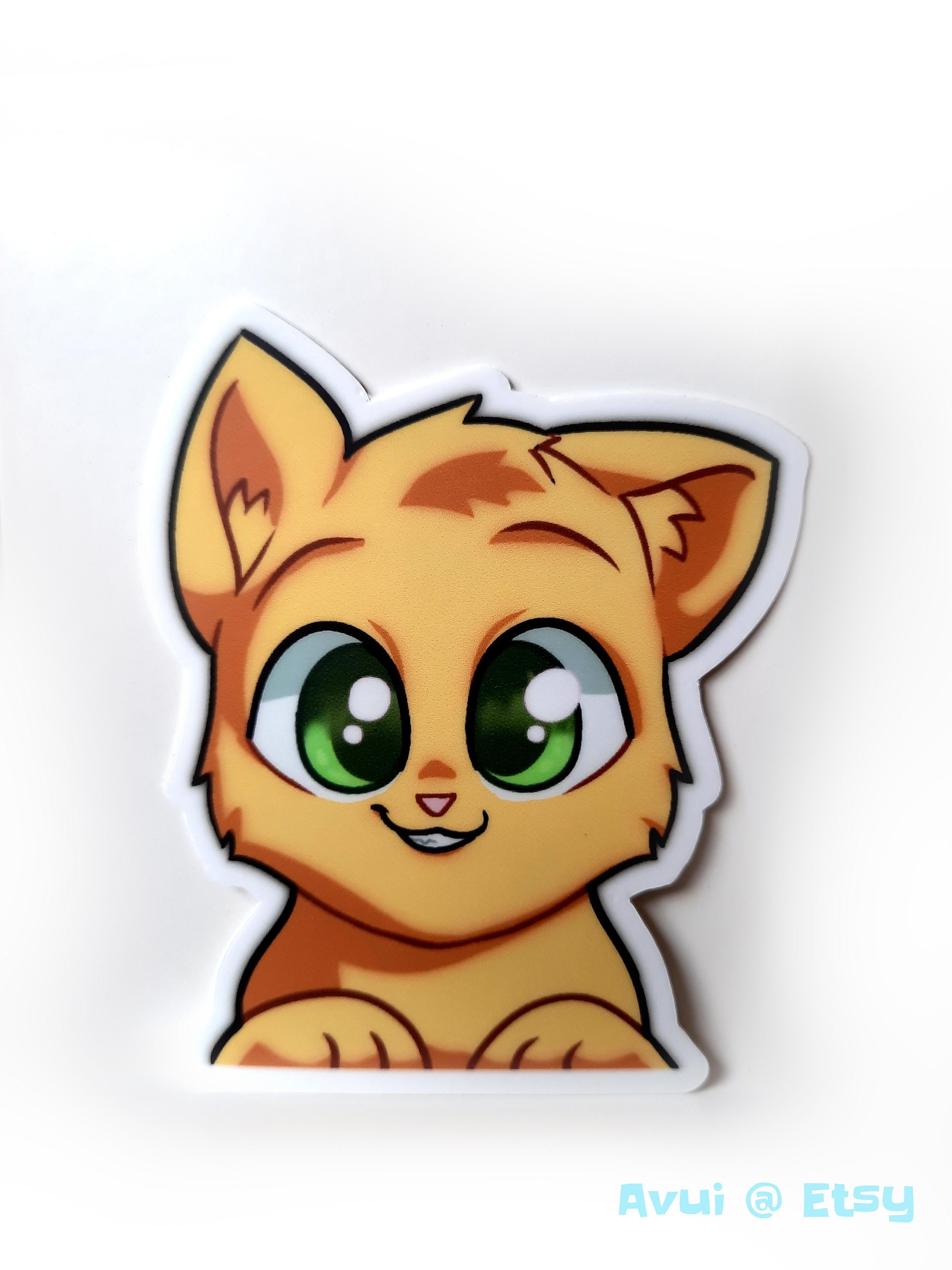 warriors inspired ashfur Sticker for Sale by MagicPistachio