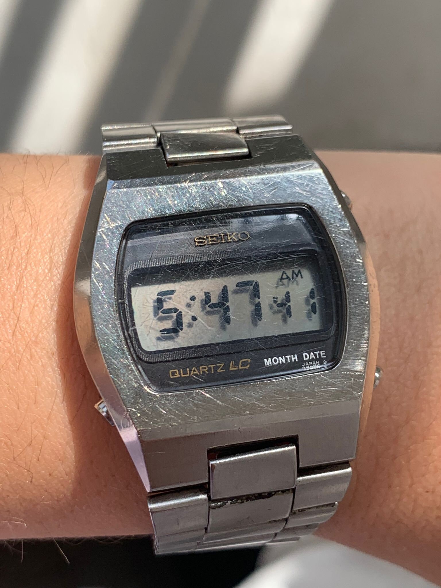 Seiko quartz lc watch hotsell