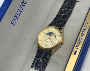 Seiko Moon Phase 7434-7000 al cuarzo