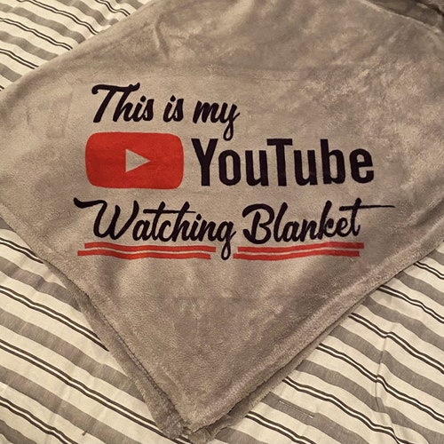 Embroidered This is My Disney Watching Fleece Blanket Throw Etsy