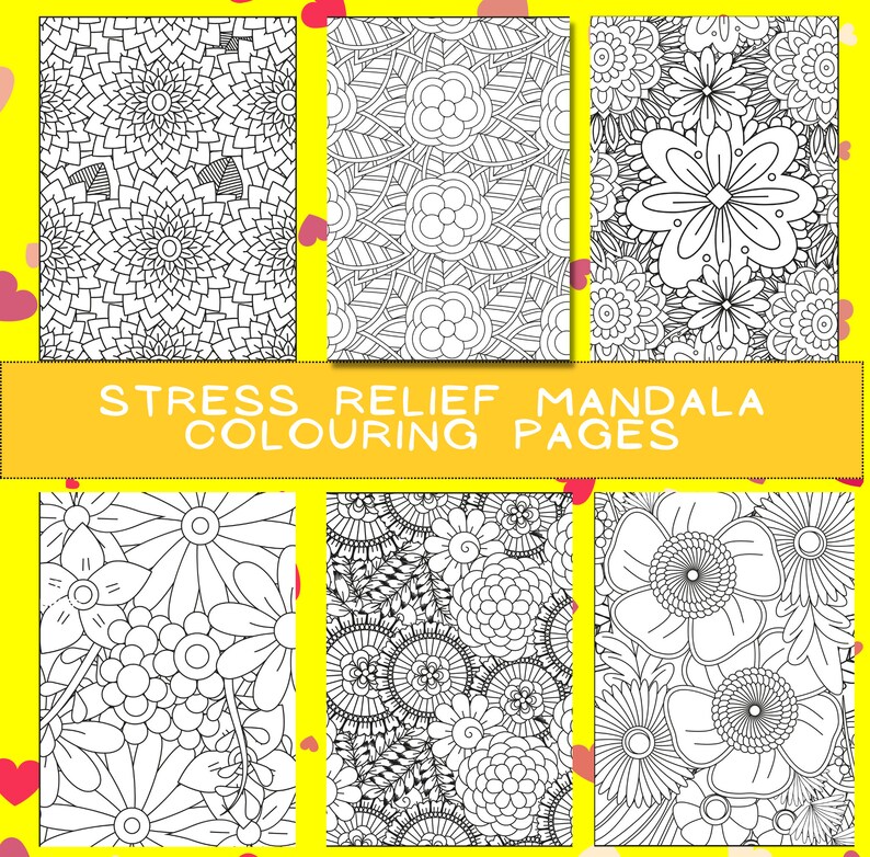 100 Mandala Colouring Pages: for Adults, Colouring for Fun and Mental ...