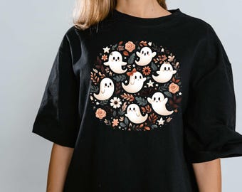 2 Png Cute Ghosts, T-Shirt Sublimation, Halloween Clipart, Cartoon Ghosts Clipart, PNG, Digital Download, Commercial use