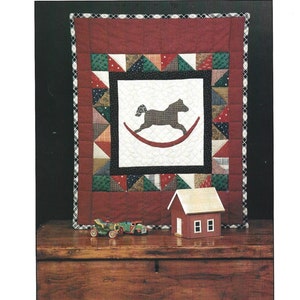 Thimbleberries Toy Horse Miniature Quilt Pattern: 20x24 Wall Hanging (Un-cut)