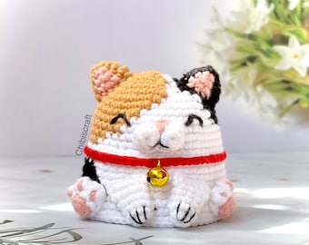 Calico Cat Crochet Pattern – Reversible Amigurumi pattern - ENG (PDF)