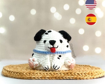 Dalmatian Dog Crochet Pattern – Reversible Amigurumi pattern (PDF)