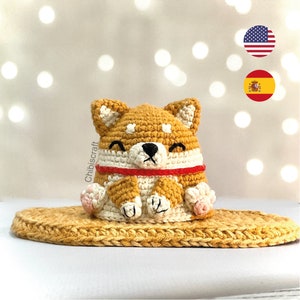 Shiba Inu Dog Crochet Pattern – Reversible Amigurumi pattern (PDF)