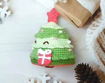 リバーシブルクリスマスあみぐるみパターン - クリスマスオーナメント