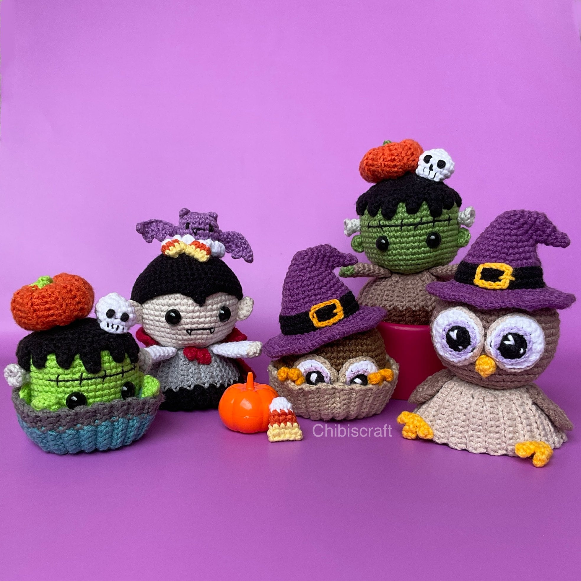 36 Cupcake Crochet Patterns for Sweet Amigurumi, Holiday Decor, and Play Food 20 Reversible Halloween Cupcakes Crochet Pattern Bundle
