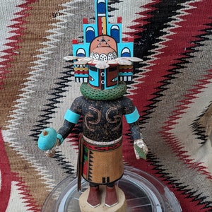 Authentic cottonwood Kachina doll by Ray Sakeua, Second Mesa