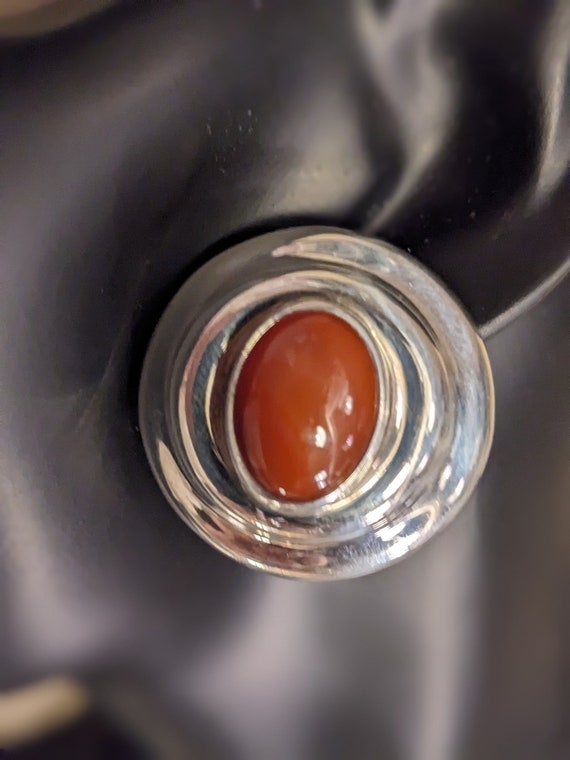 Beautiful, Butterscotch Agate and Sterling Silver,