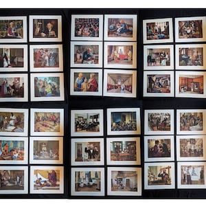 Set of 36 Vintage Lithographs (complete set, series 1-6 series) from "A History of Medicine in Pictures"