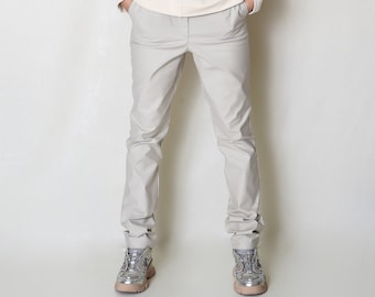 Grey Soft Trousers / Elastic Trousers