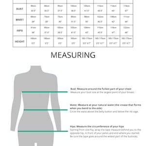 Peut inclure: Tableau des tailles pour les v&ecirc;tements avec des mesures en pouces et en centim&egrave;tres. Les mesures de la poitrine, de la taille, des hanches et de la hauteur sont indiqu&eacute;es pour les tailles XS &agrave; 4XL. Un sch&eacute;ma montre comment mesurer la poitrine, la taille et les hanches.