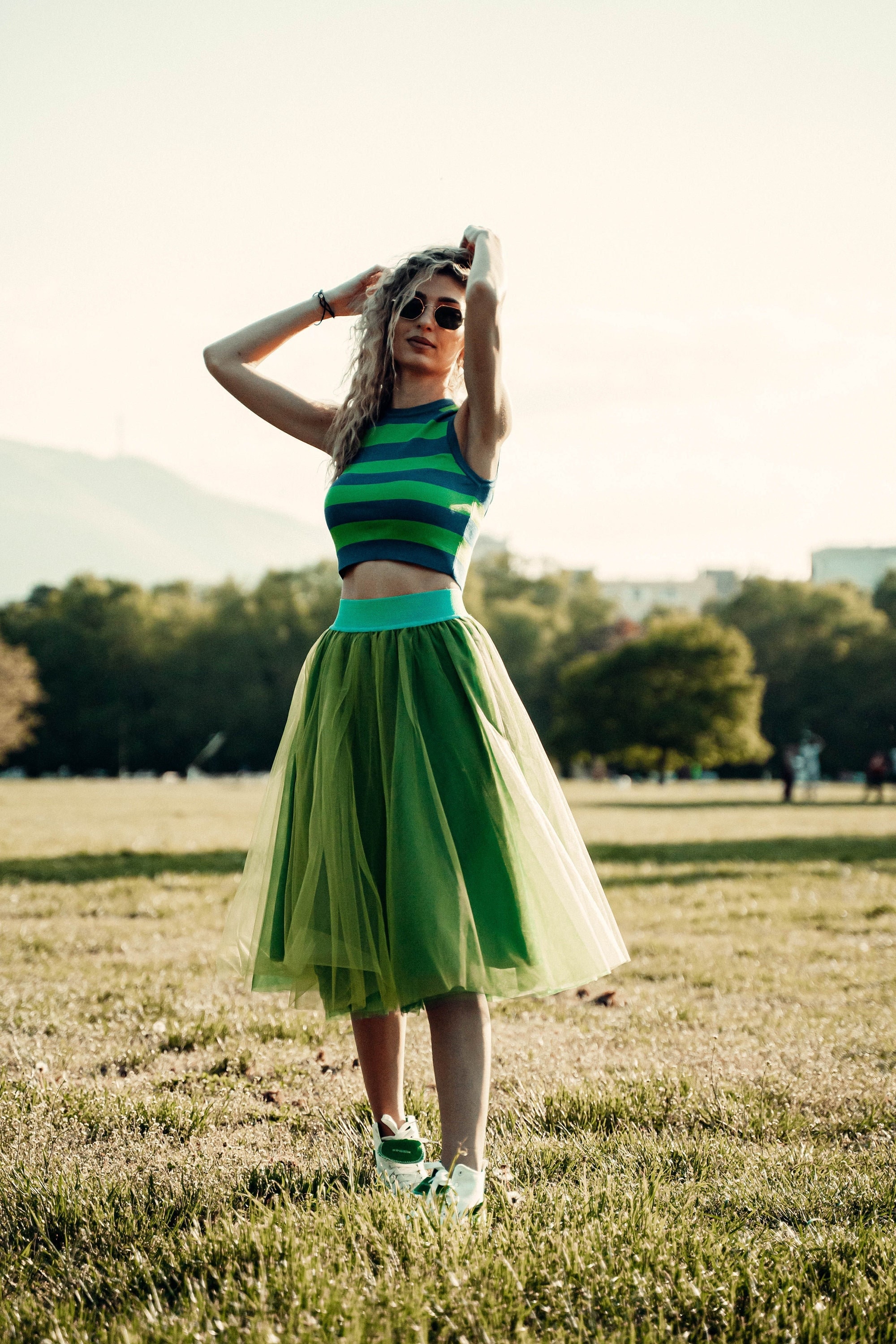 Gonna in tulle verde Etsy Italia
