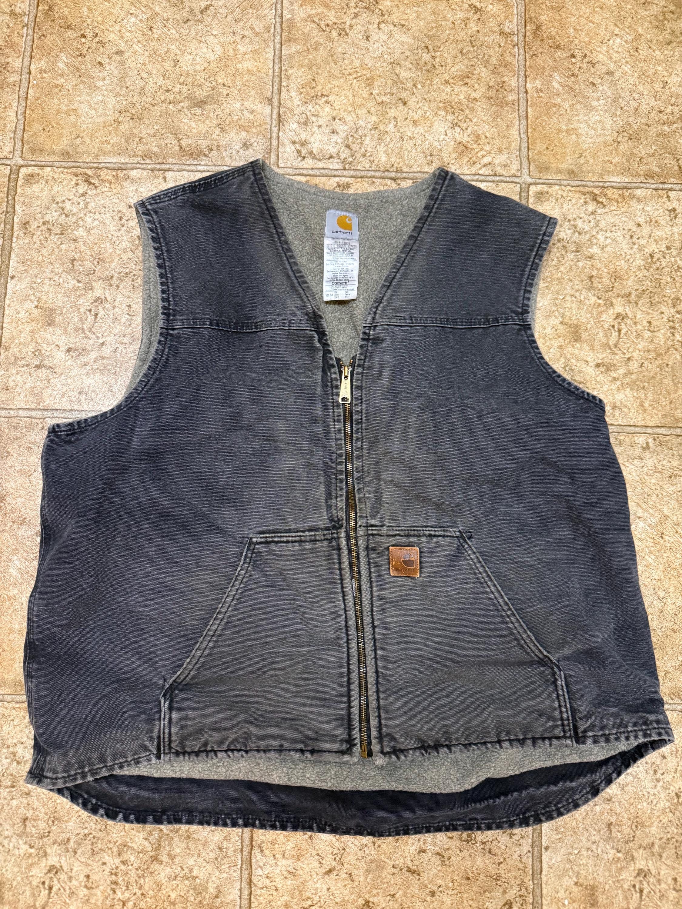 VTG années 70 Carhartt pour homme doublé en polaire Sherpa