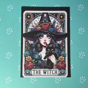 Carte postale carte de tarot the witch