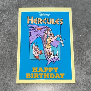 Carte d’anniversaire Hercules