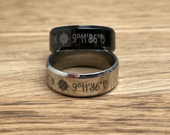 Mesnt Anelli Argento Uomo, Anello Liscio Largo 18 MM, Anello in Acciaio Inossidabile Argento per Uomo Donna Taglia 15
