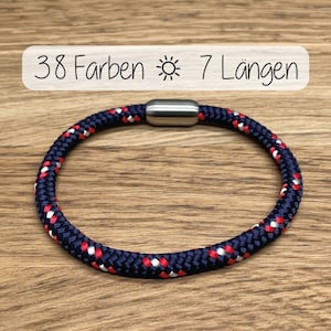 Bracelet Sailing Rope | 6mm | personalized engraving | for women | Surfer bracelet | Partner bracelet | Bracelet women