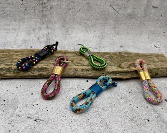 Segeltau Schlüsselanhänger | INFINITY | personalisierte Gravur | Männer | Frauen | Hausschlüssel | Autoschlüssel