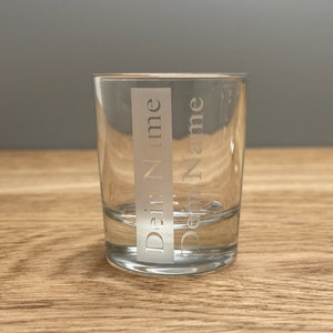 Bicchierino da shot STAMPERL incisione personalizzata del nome grafica desiderata Bicchiere da tequila Vodka