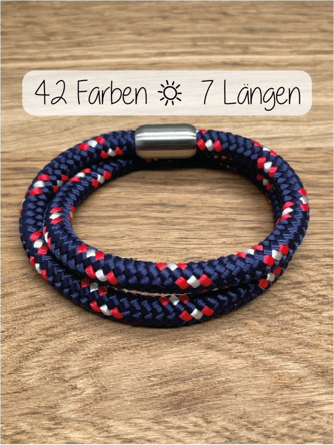 6 Stück Paracord Armbänder Set - Verstellbare Surf Armbänder Für Männer & Frauen