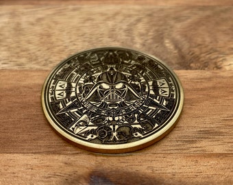 Coin STARWARS | Brass | personalized engraving | Search coin | Gift | Collection coin | EDC | Star Wars