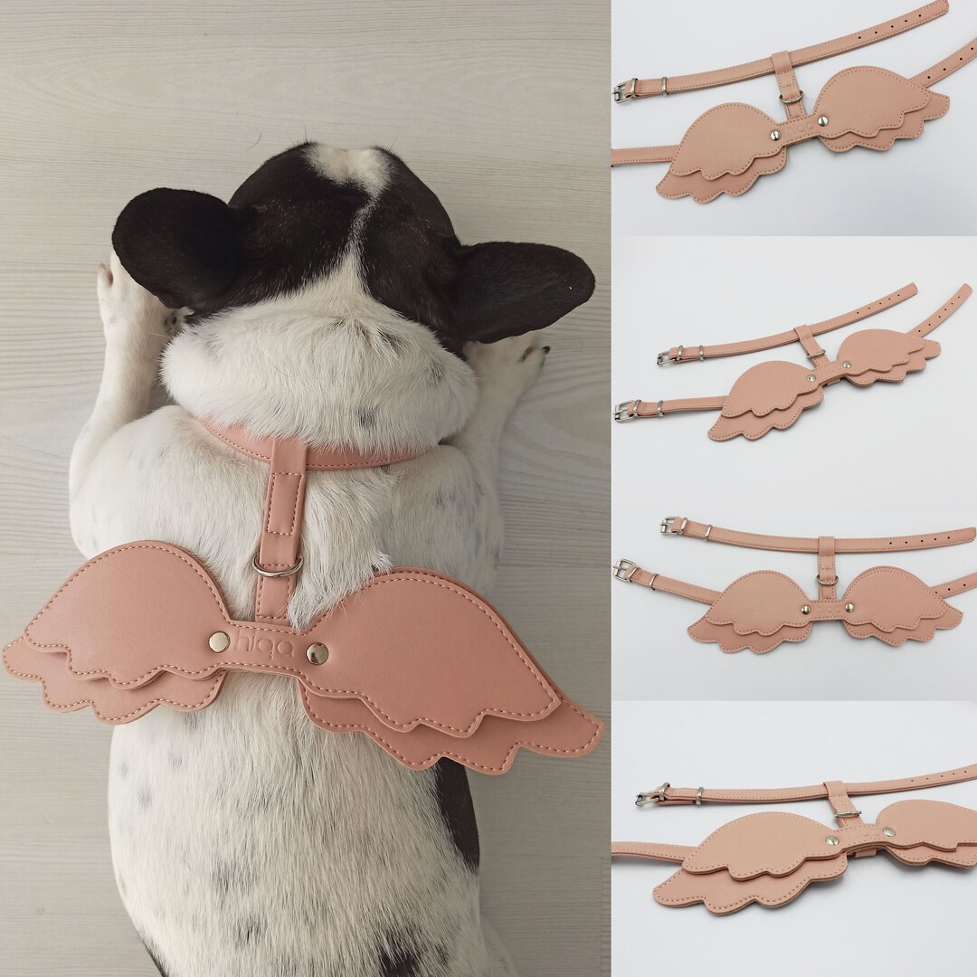 Dog Cat Harness With Angel Wings Dog Harness With Wings Pet Etsy