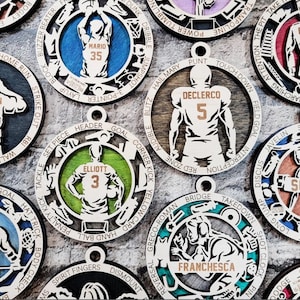 Personalized Sport Christmas ornament