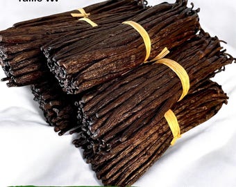 20 Gousses Vanille Bourbon Madagascar 14 cm 48g