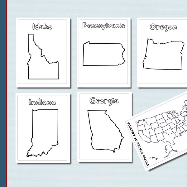 50 States Coloring Pages Etsy - Il 600x600.3692259872 1cm8 
