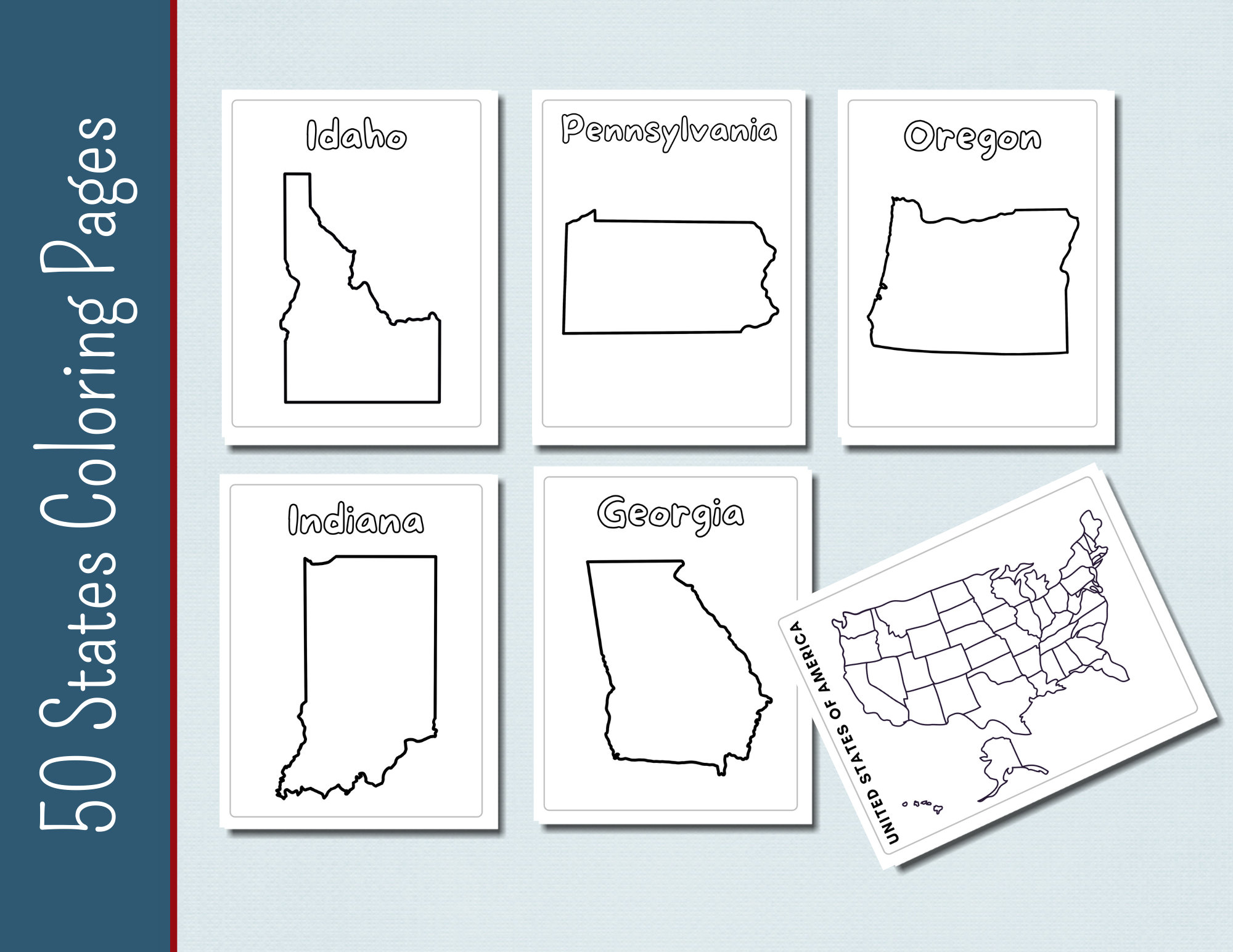 state flag coloring pages
