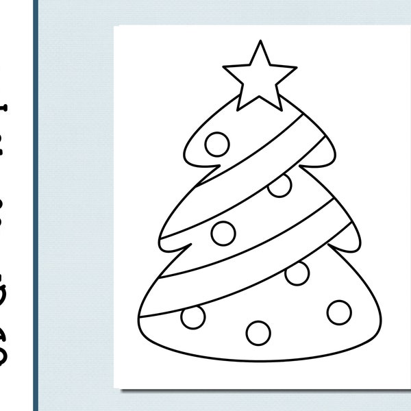 3D Christmas Tree Craft | Cut and Paste | Christmas Craft | Activity | Coloring Activity | Christmas Holiday | Toddler Activity