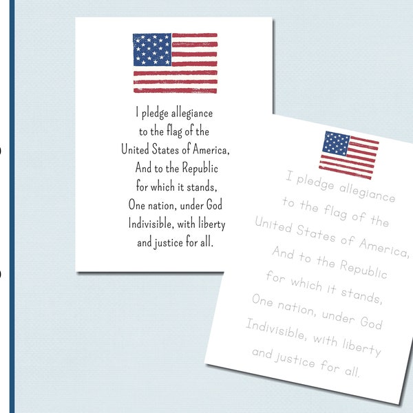 Pledge of Allegiance - Etsy