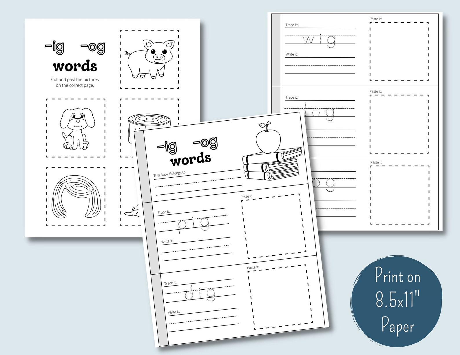 CVC Books Set 3 CVC Words Printable Phonics CVC Words Etsy