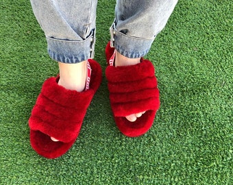 custom ugg fluff yeah slide