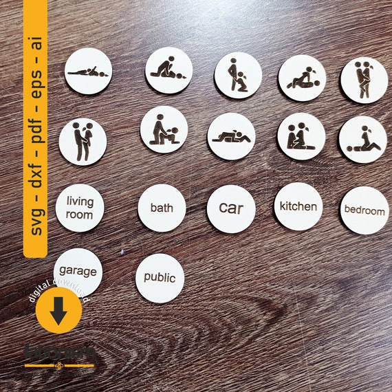 Kama Sutra DXF Sexual Positions Gamecouple Party - Etsy