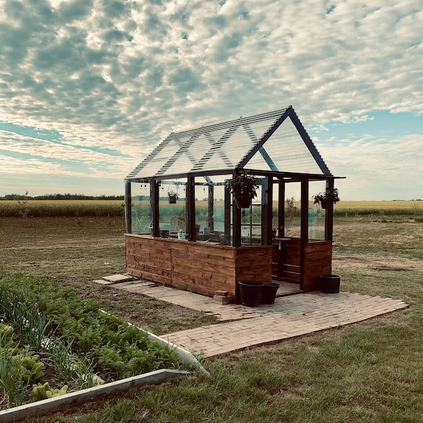 Guide de construction de serres modulaires bricolage, plans de jardin (Modèle PDF)