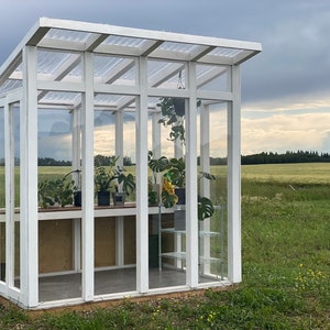 Greenhouse Building Plans/Guide 6x8 6x10, 6x12, Simple modular design for backyard gardeners