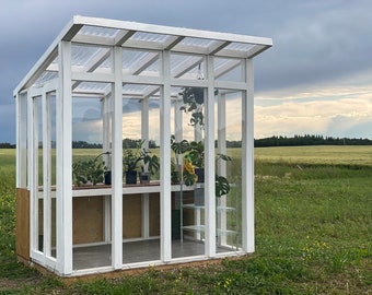 Greenhouse Building Plans/Guide 6x8 6x10, 6x12, Simple modular design for backyard gardeners