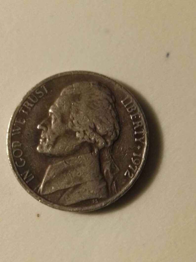 1972 5 us cents no mintmark