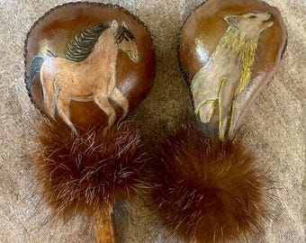 Hochet chamanique personnalisé