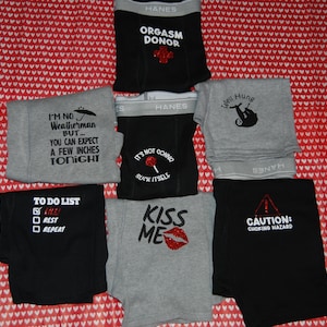Funny, Naughty, sexy Men&#39;s Boxer Briefs underwear, gift for him, gag gift