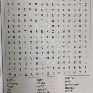 The (not Just for Jews!) Jewish Word Search Puzzle Book - Etsy