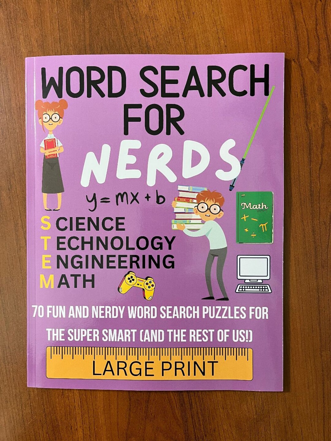 Word Search for Nerds 70 Fun and Nerdy Word Search Puzzles Etsy