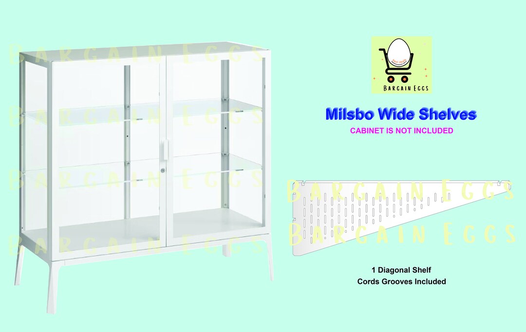 Milsbo Wide Diagonal Acrylic Shelf for IKEA Greenhouse Etsy