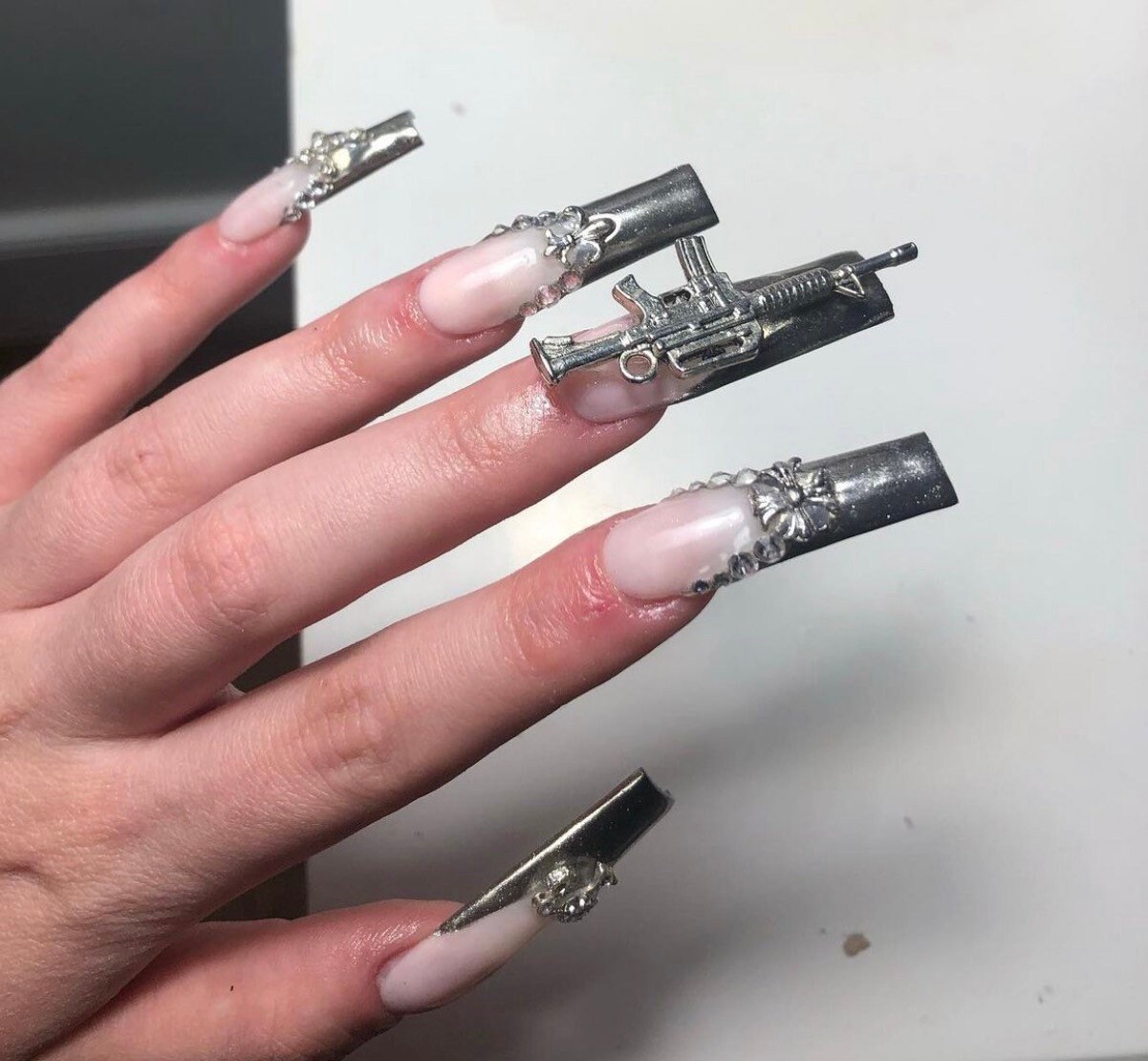 Gangster Nails - Etsy